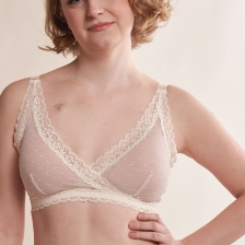 Ana Ono Susan Pocketed Lace Wrap Front Bra